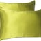 Homeroots 20 x 30 in. Lemongrass Dreamy Silky Satin Queen Size Pillowcases 387897 - alternate 5